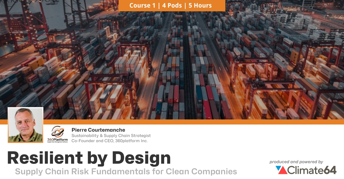 Resilient by Design: Supply Chain Risk Fundamentals for Clean Companies